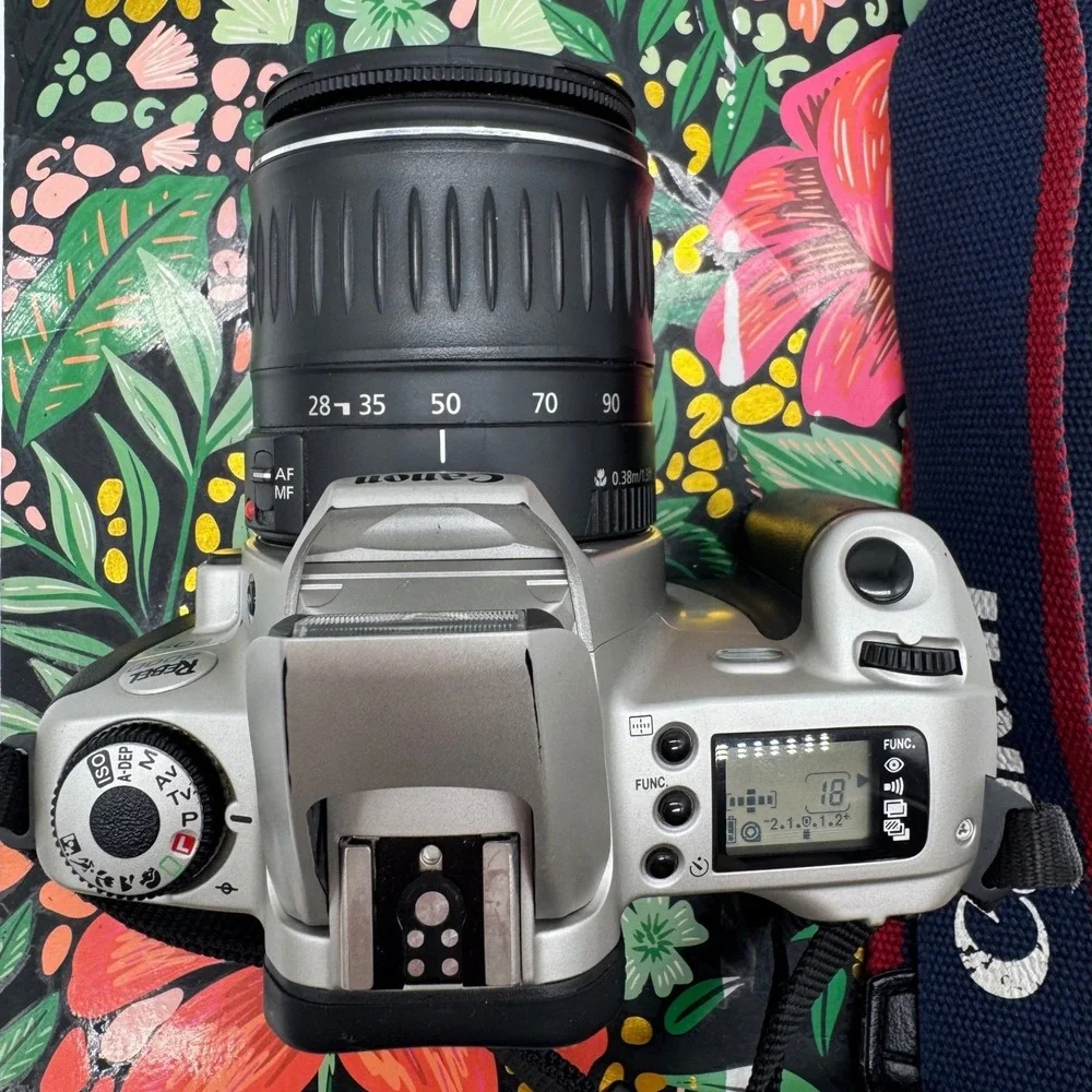 Canon EOS Rebel 2000 35mm Film SLR Camera with 28-90mm Lens and Lowepro Bag